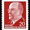 Briefmarke mit Walter Ulbricht