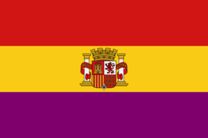 Flagge Zweite Republik Spanien