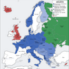Karte Zweiter Weltkrieg in Europa