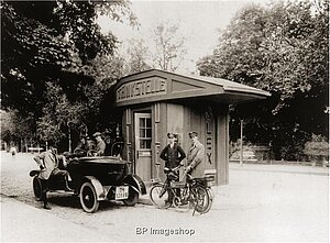Olex Tankstelle in Berlin 1920