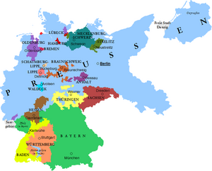 Karte Weimarer Republik