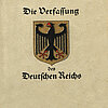 Bucheinband der Weimarer Verfassung