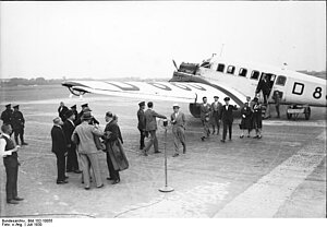 Max Schmelings Ankunft in Berlin 1930