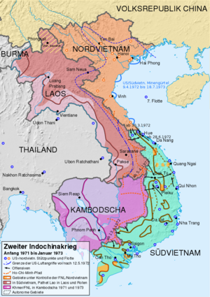 Vietnamkrieg Karte Karte Vietnamkrieg