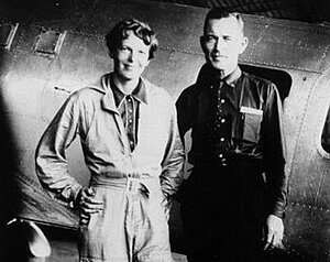 Earhart und Fred Noonan
