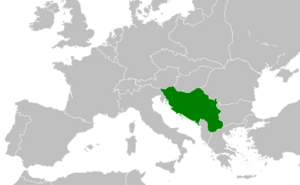 Jugoslawien Lage Karte