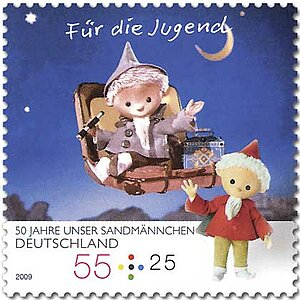 Sandmännchen Briefmarke