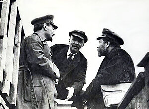 Trotzki, Lenin und Kamenew 