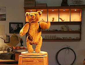 Teddybär im Steiffmuseum