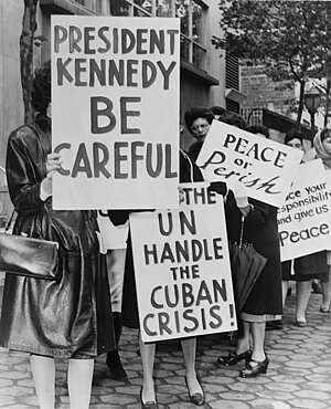 Streikende Frauen Kubakrise