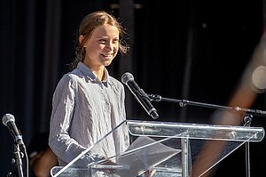 Thunberg in Montreal Earth Strike