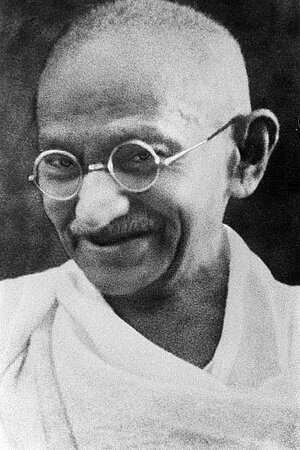 Porträt von Gandhi