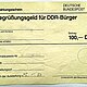 Begrüßungsgeld für DDR-Bürger