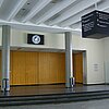 Eingang zum Auditorium der FU Berlin, der beim Sit-in blockiert wurde