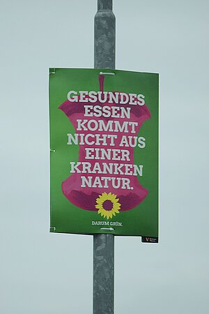 Wahlplakat der Grünen 2017