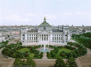Der politische Mensch - Reichstag in Berlin, Postkarte