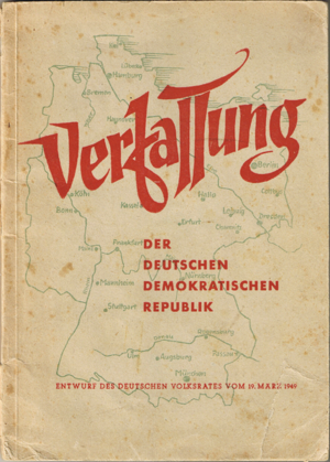 DDR Verfassung