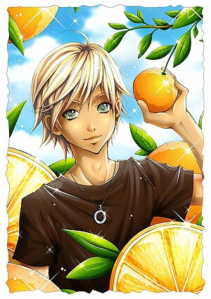 Manga Figur eines Jungen Manga Mann
