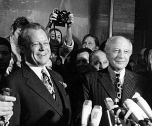 Willy Brandt als Kanzler der SPD Willy Brandt Wiederwahl zum SPD Bundeskanzler 1972
