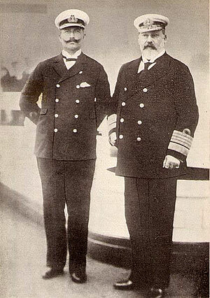 Kaiser Wilhelm II. gemeinsam mit dem britischen König Edward VII