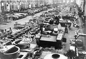 Rüstungsproduktion Panzer