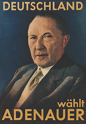 Wahlplakat Adenauer