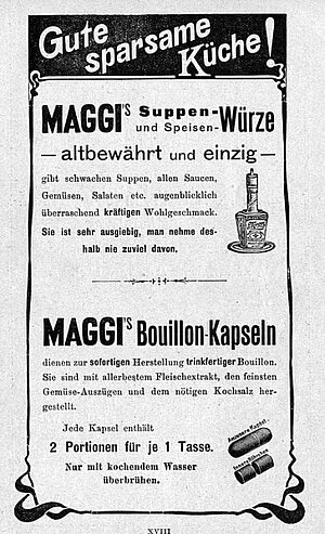 Maggi-Werbung 1903