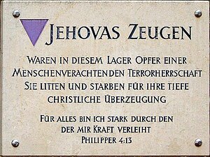 Mahntafel Jehovas