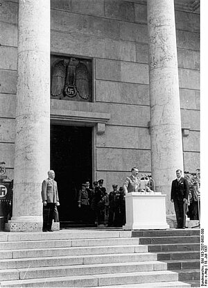 Eröffnung der großen Kunstausstellung 1937