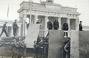 bau der berliner mauer