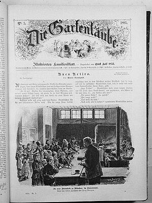 Eine Seite aus der "Gartenlaube" des Jahres 1895