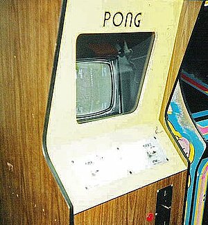 Das erste Videospiel Pong Videospiel
