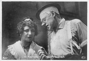 Liesl Karlstadt und Karl Valentin