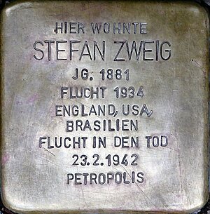 Stolperstein Stefan Zweig