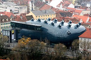 Das Kunsthaus Graz als Beispiel für Blob-Architektur Blob Architektur