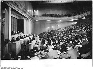 Volkskammersitzung nach der Volkskammerwahl 1958