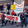 Demonstration gegen Hartz IV