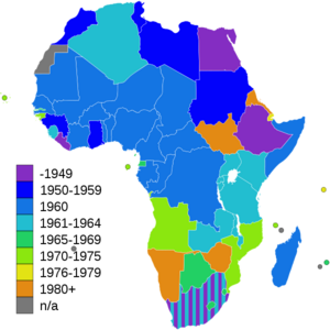 Afrika unabhängige Staaten Afrika Kolonien