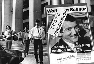 Wahlplakat Wolfgang Schnurr