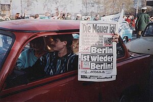 DDR Grenzöffnung Grenzöffnung 1989