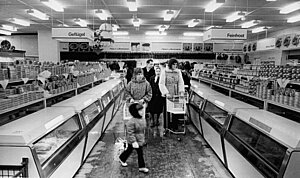 Konsum-Supermarkt Kaufhalle DDR