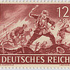 Briefmarke Infanterie Deutsches Reich