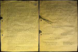 Kapitulationserklärung der Deutschen Wehrmacht