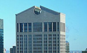 Sony-Gebäude in New York im Stil der postmodernen Architektur 70er 80er jahre architektur