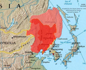Karte Mandschurei