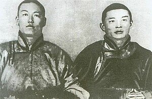 Süchbaatar und Tschoibalsan
