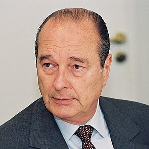 Jacques Chirac Präsident Frankreich