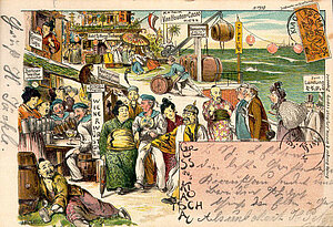Postkartenmotiv Deutsch Hongkong