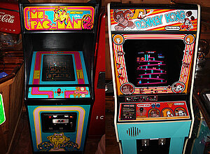 Pac Man war ein beliebtes Computerspiel