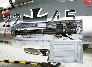F 104 Abstürze Maschinenkanonenschacht einer Starfighter F-104